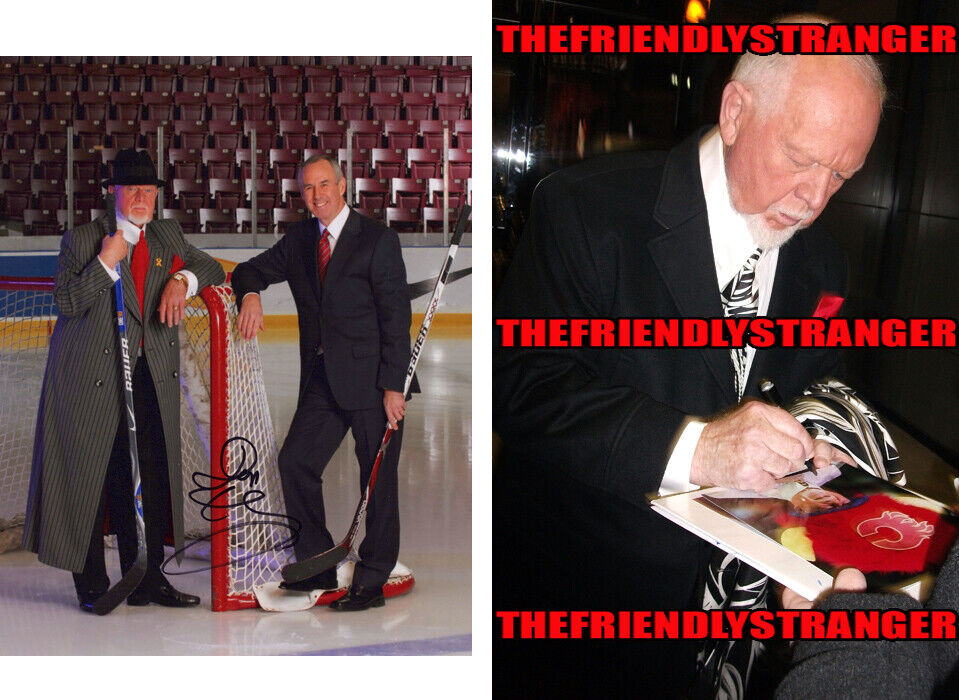 DON CHERRY signed Autographed 8X10 Photo Poster painting C - PROOF - HNIC Coach's Corner COA