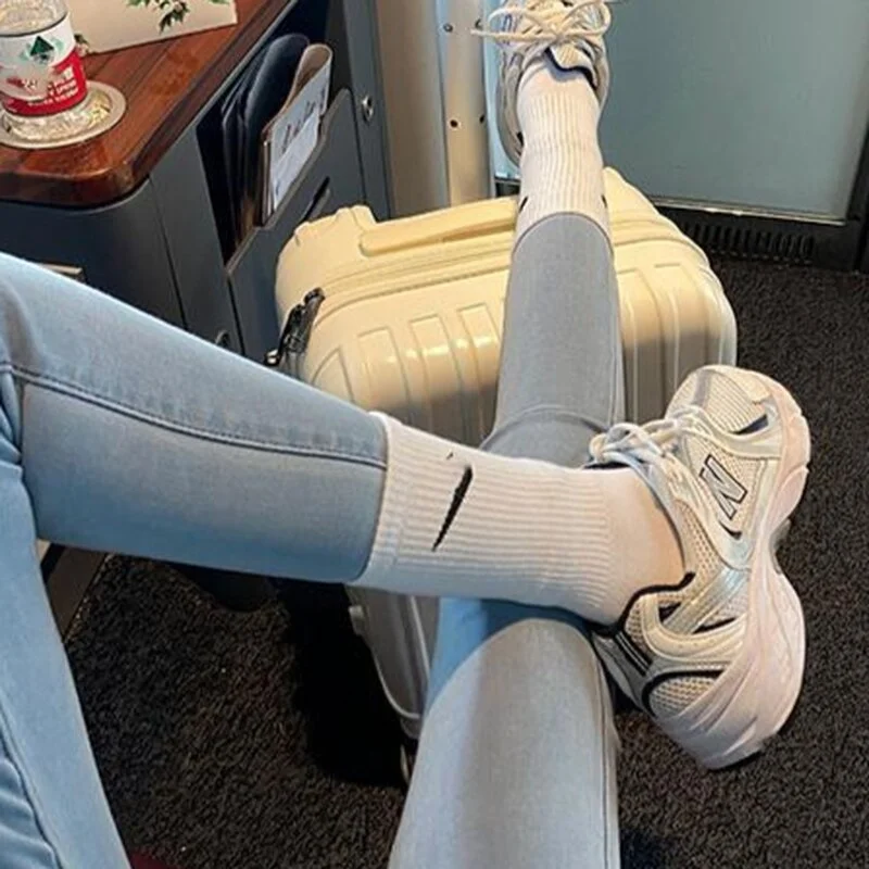 Jeans Women Pure Color Spring High Street Skinny Vaqueros Mujer Fashion Ulzzang Pencil Trouser BF Denim Vintage All-match Female