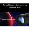 Monocular telescope, concave and convex anti-slip FMC coated hand telescope
