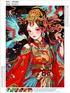 Kit de peinture en diamant partiel en forme sp&eacute;ciale de fille chinoise pour fille chinoise en forme sp&eacute;ciale de 5d DIY