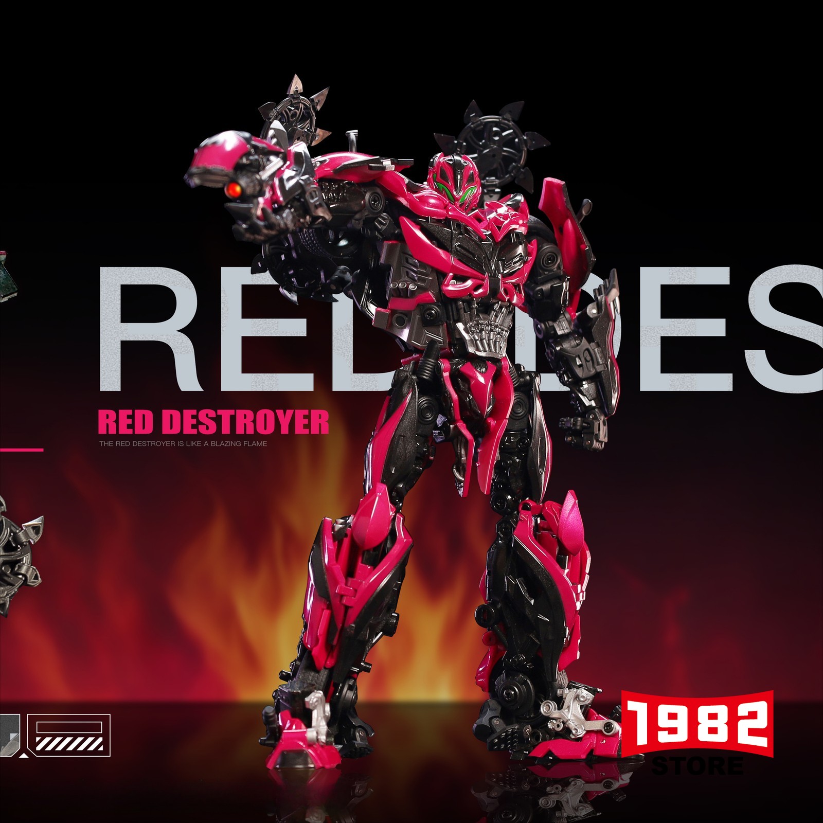 Unique Toys UT R-09 Red Destroyer Stinger - Transformers Action Figure Collection