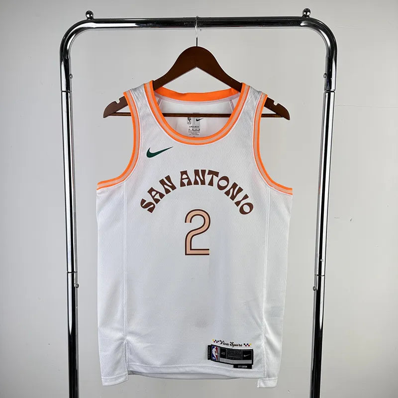 Maillot San Antonio Spurs 2 LEONARD NBA Basket Maillot De Fou, site maillot de foot pas cher
