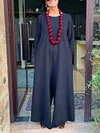 Long Sleeve Loose Jumpsuit