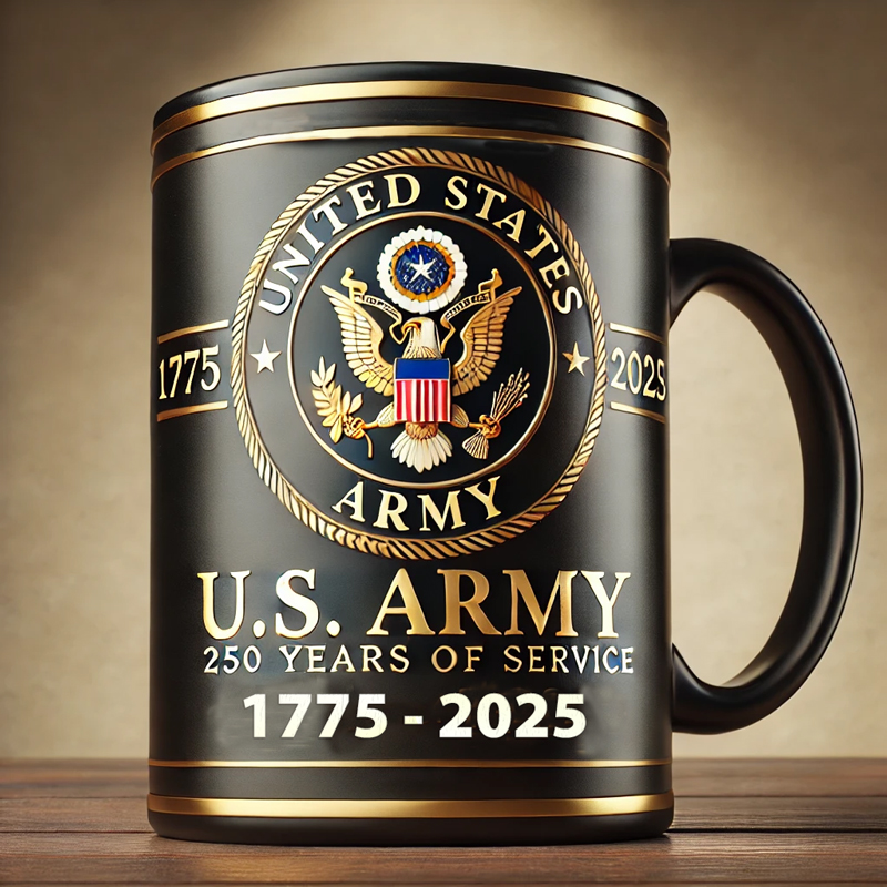 250th Anniversary U.S. Military Commemorative Mug