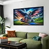 (70*40cm)Eagle Truck - Full Round Drill Diamond Painting
