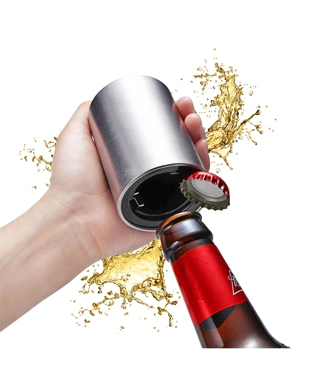 New Year Hot Sale - Magnet-Automatic Beer Bottle Opener