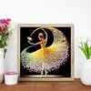 Jupe de danse fille-sp&eacute;cial en forme de peinture de diamant-30 * 30cm
