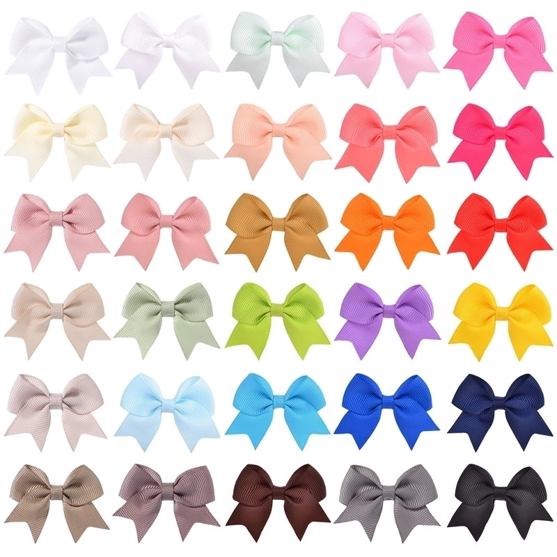 Children's Hair Clip Candy Color Bow Hair Clip Broken Hair Clip Cute Girl Simple Versatile Hair Accessories 325