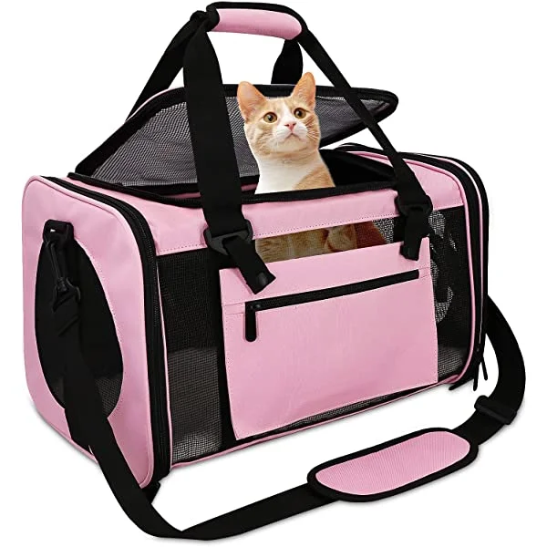 Fuledpet Pet Carrier Airline Approved,Dog Carriers for Small Dogs 15lbs,TSA Approved Pet Carriers