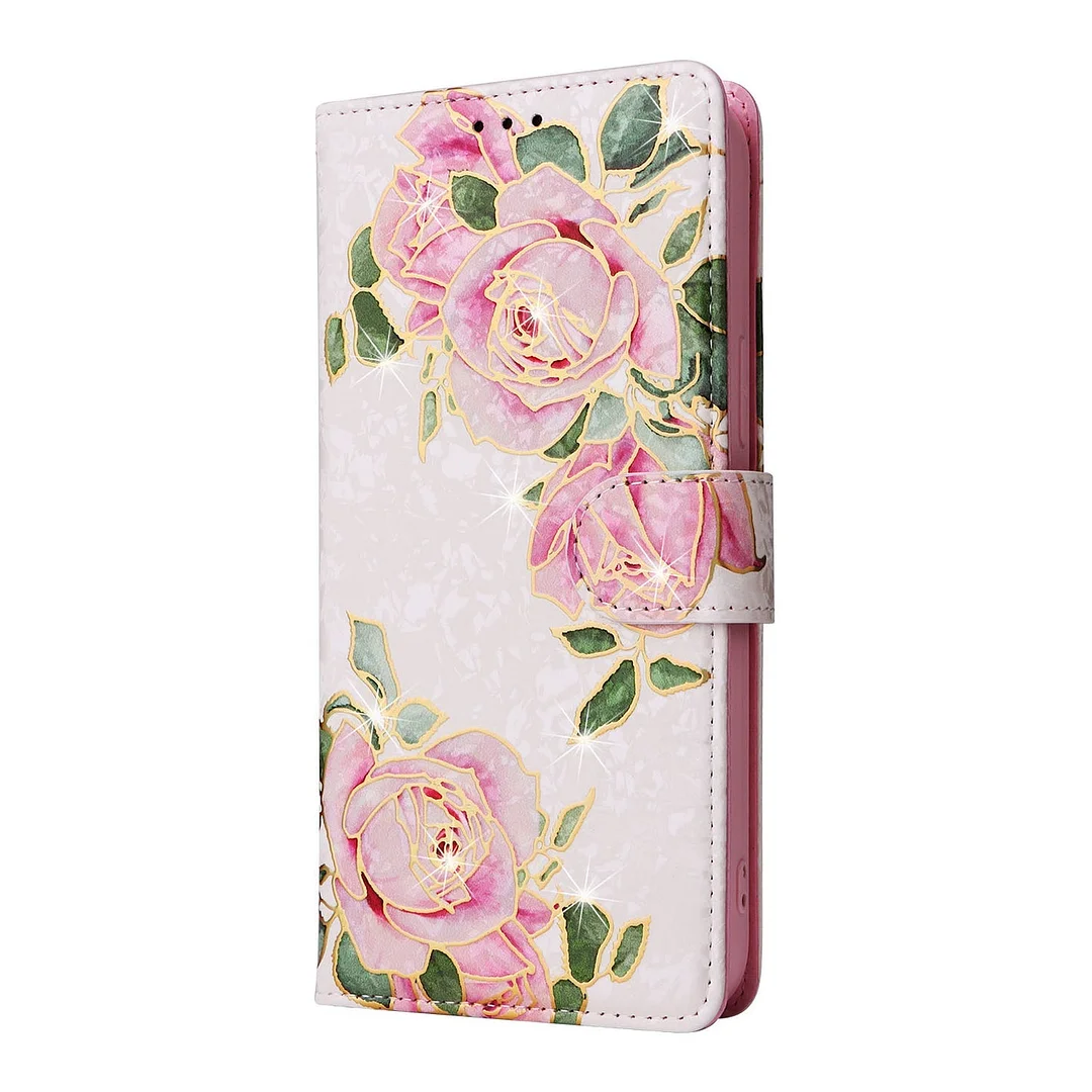 Anti-theft Brush Stamping Leather Flip Phone Case for Samsung Galaxy