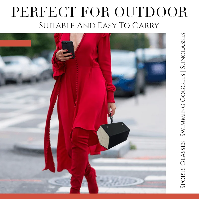 Leather Multiple Glasses Storage Case