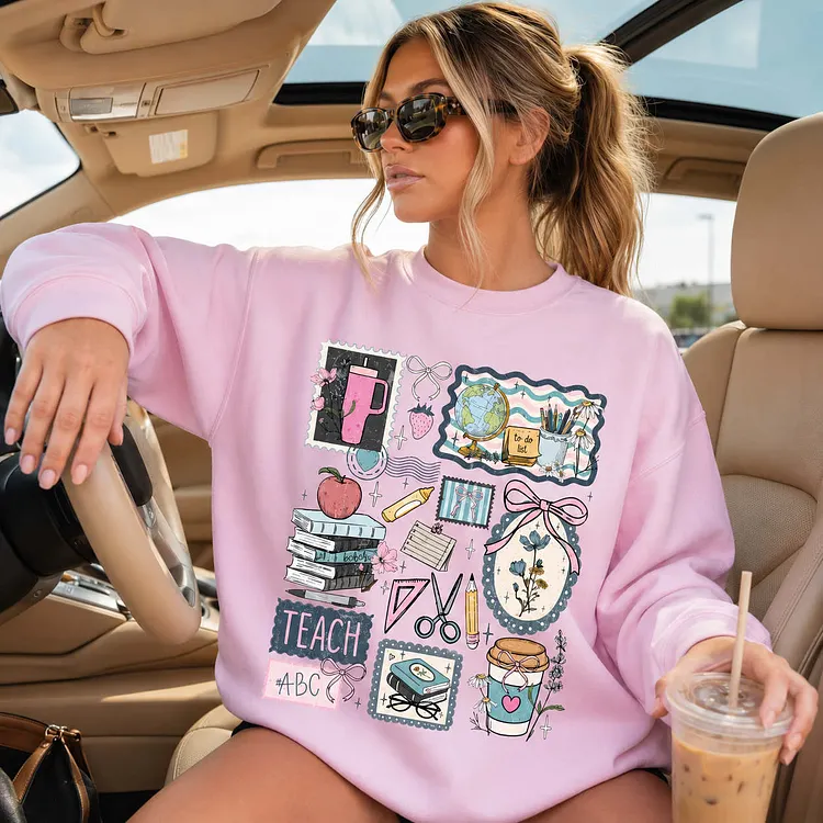 Abc's and 123's ~ Unisex Crewneck Sweatshirts Printed in the USA