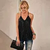 Women's Tank Top Lace Sequin Camisole Base Vest