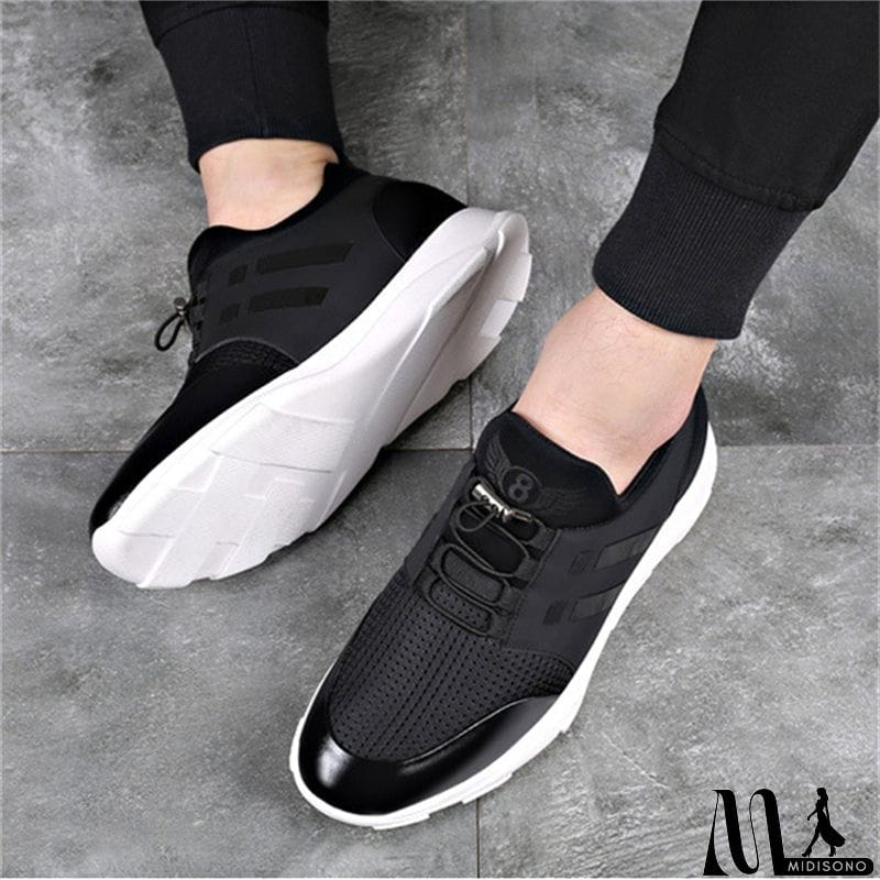 MidiSono - Casual Breathable Internal Increase Ava Sneakers for Men