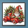 Diamond Painting-DIY Crystal Rhinestone Xmas Tree Gnome(40x40cm)