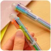 6in1 Multi Colors Press Switch Ball-pen School Opens Season Student Office Stationery Gift