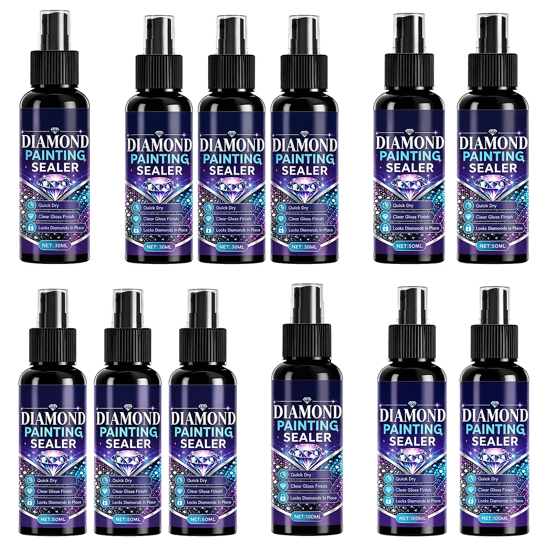 Diamond Painting Sealer Spray Quick Dry Clear Gloss Finish for Diamond Art