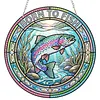 DIY Diamond Painting Acrylic Special Shape Pendant Hanging Kit