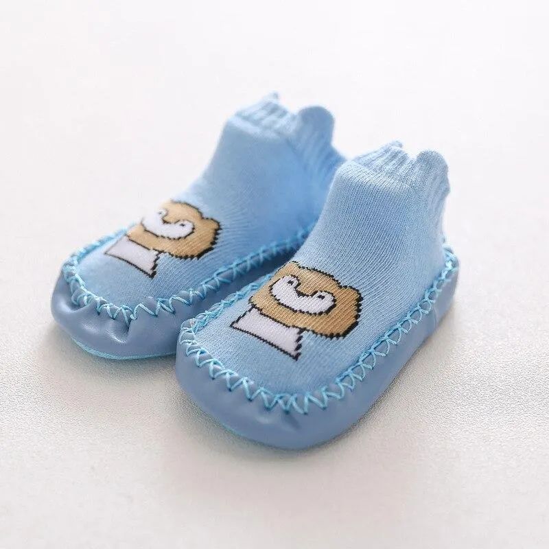 Infant Baby Socks With Rubber Soles Newborn Baby Girls Boys Shoes Autumn Baby Floor Socks Anti Slip Soft Sole Sock