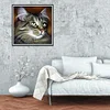 Diamond Painting-DIY Full Round Drill Cat
