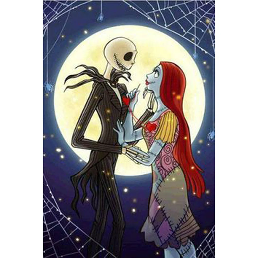 Diamond Painting - Full Round/Square Drill - Nightmare Before Christmas(30*40 - 50*60cm)
