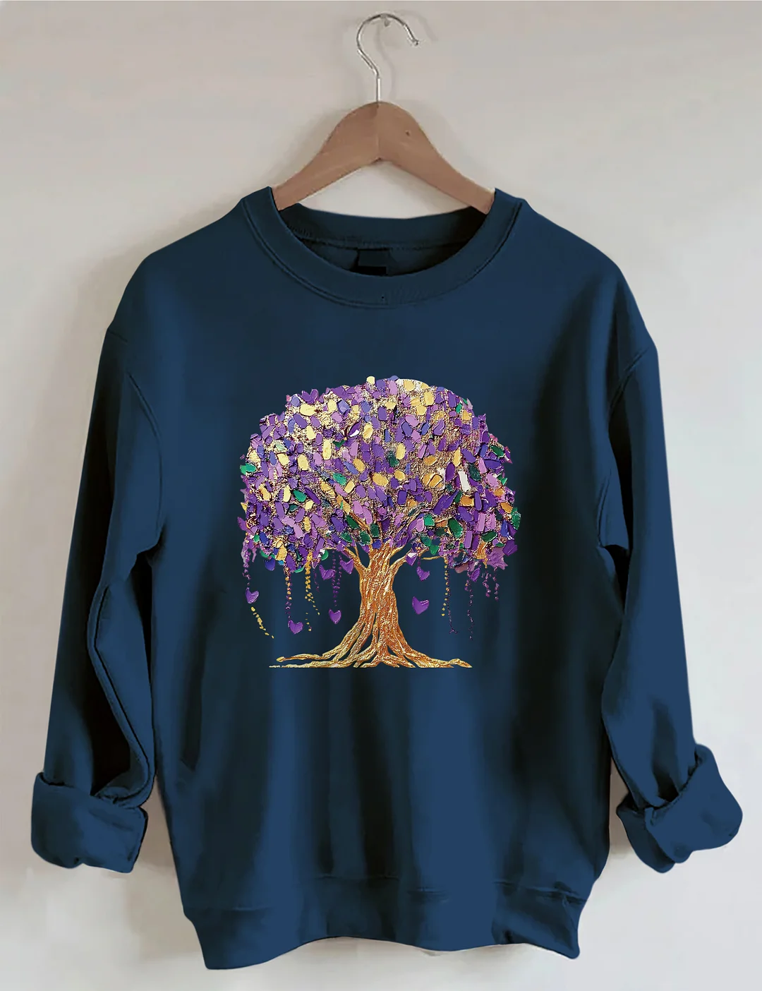 Mardi Gras Tree Sweatshirt