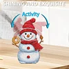 Snowman DIY Acrylic Shaking Head 5D DIY Diamond Art Tabletop Ornament Home Decor