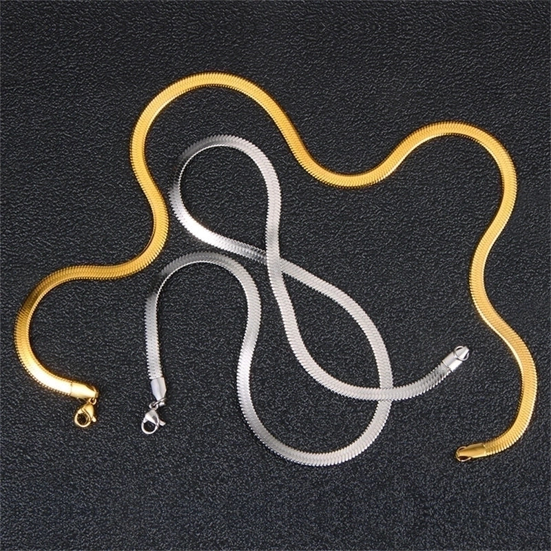 Casual Elegant Minimalist Solid Color 304 Stainless Steel 18K Gold Plated Necklace