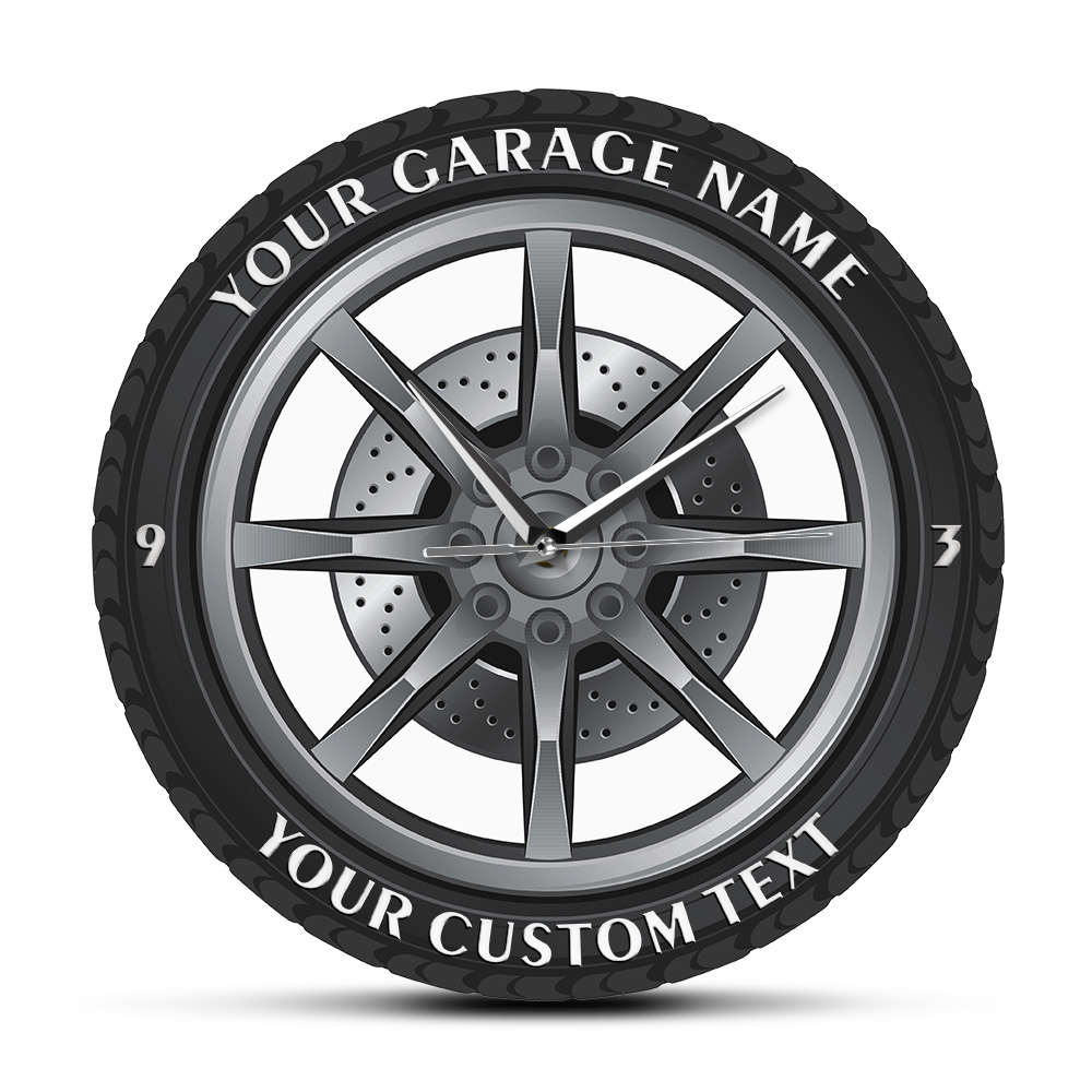 

Car Service Repair Garage - Frameless Acrylic Wall Clock, 501 Original
