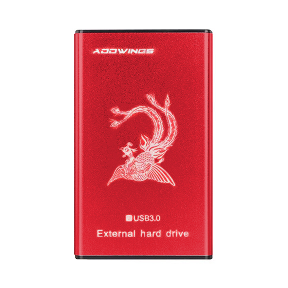 

Phoenix Pattern External Hard Drive USB 3.0 Portable HDD for PC Red, 1tb, 501 Original