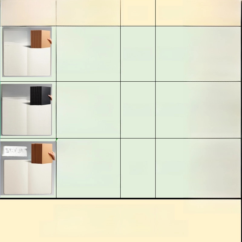 B5 Student Workbook Cowhide Paper Stitched Notebook Diary Practice Book Office Stationery