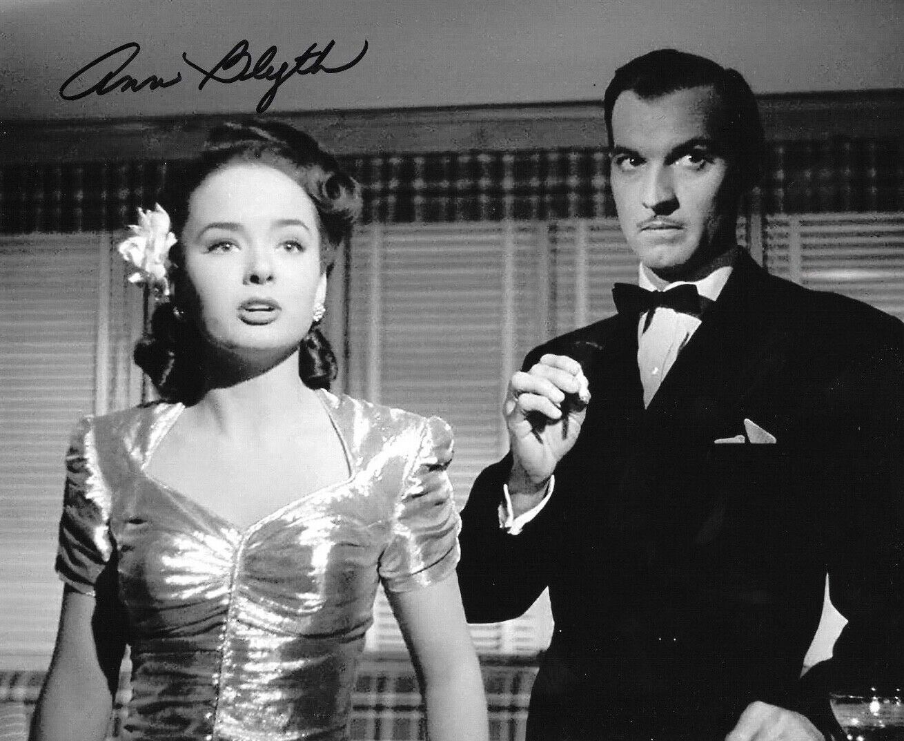 * ANN BLYTH * signed 8x10 Photo Poster painting * MILDRED PIERCE * COA * 2