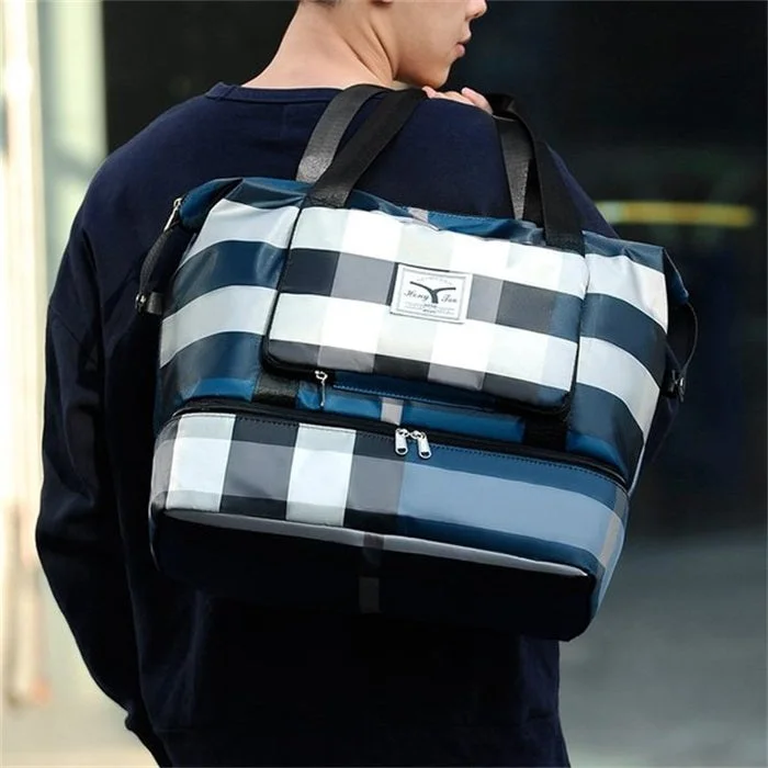 (Summer Hot Sale🔥🔥)New Foldable Dry/Wet Separation Travel Bag