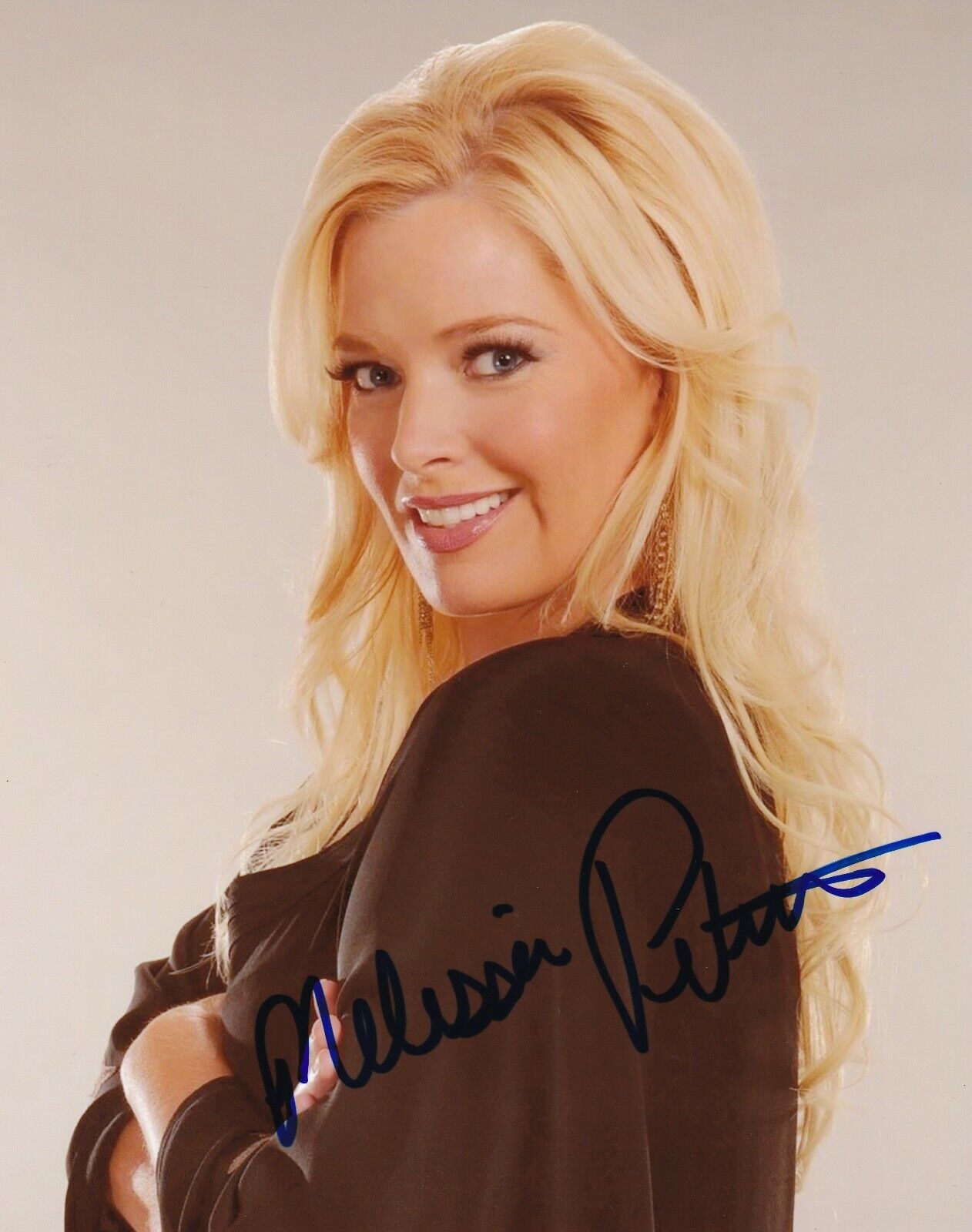 Melissa Peterman REAL hand SIGNED Photo Poster painting #2 COA Autographed Reba Actress