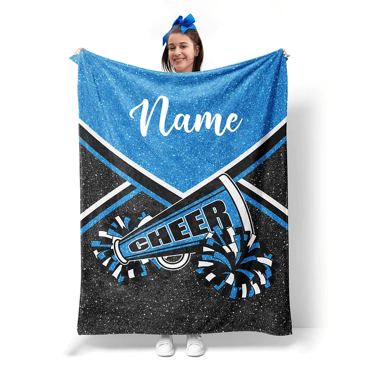 Personalized Cheer Blanket For Comfort & Unique|DY02[personalized name blankets][custom name blankets]