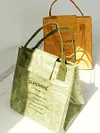 Retro Washed Kraft Paper DuPont Paper Waterproof Small Bag Shopping Bag