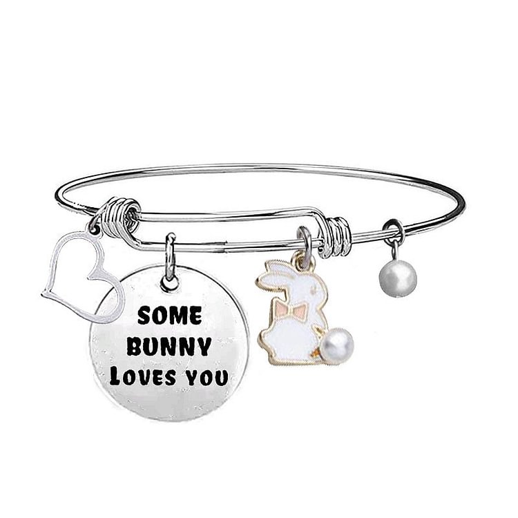 Easter - Some Bunny Loves You Bunny Bangle