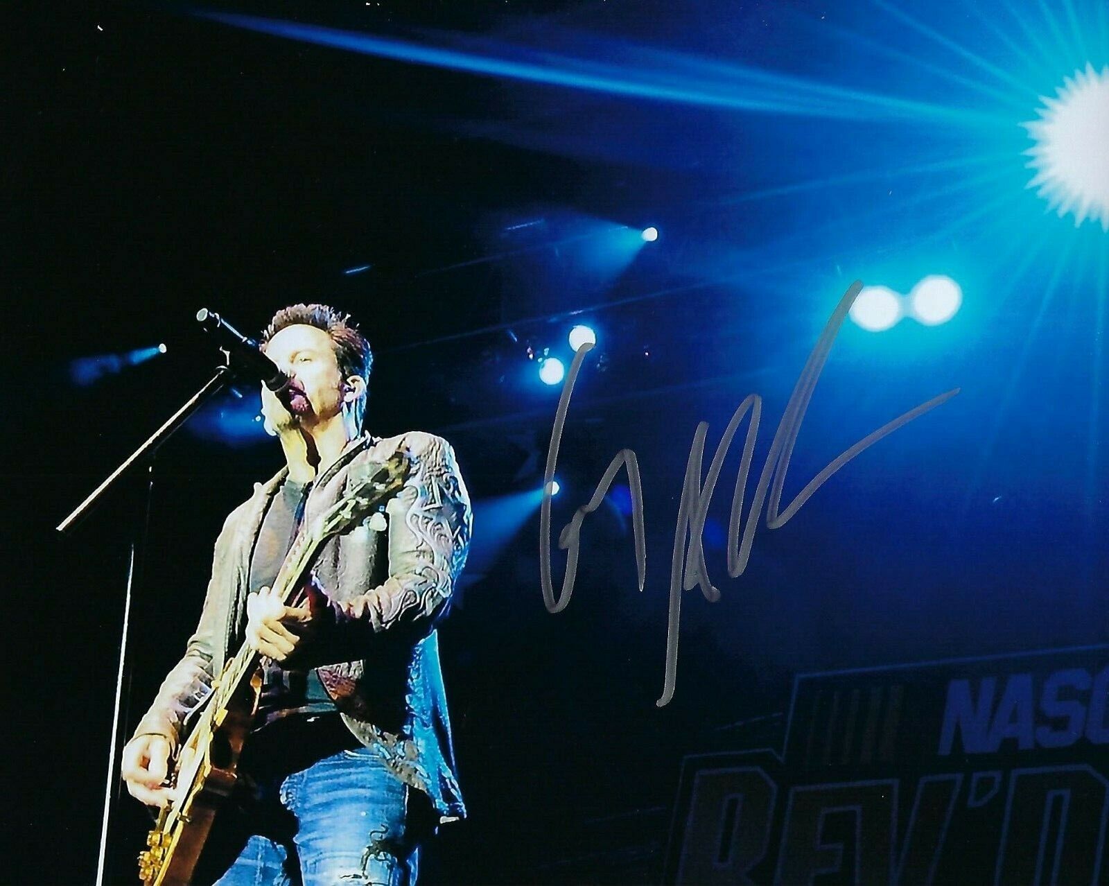 GFA Every Storm & Watching Airplanes * GARY ALLAN * Signed 8x10 Photo Poster painting G7 COA