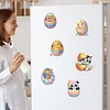 (US Only)Easter Eggs Theme DIY Diamond Painting Fridge Magnets Kit for Art Crafts Gift