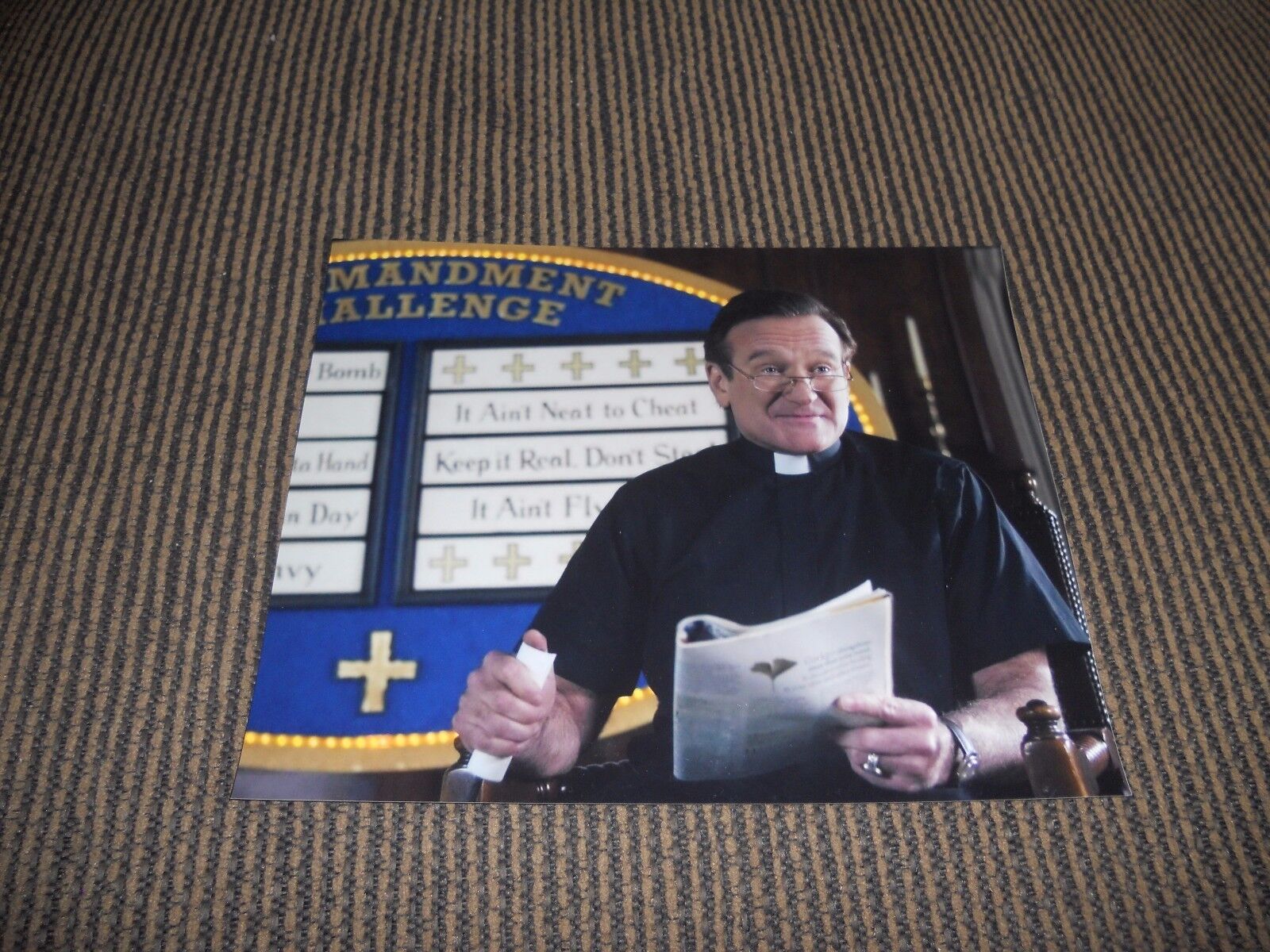 Robin Williams License To Wed Priest 8 x 10 Color Movie Photo Poster painting #1