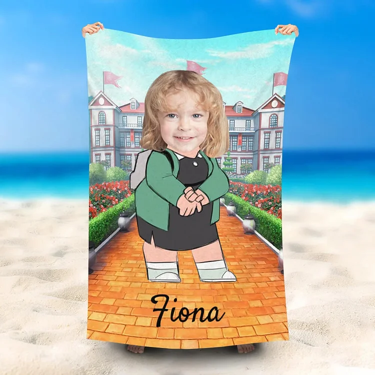 BlanketCute-Personalized Bath Towels With Your Name and Photo | 29