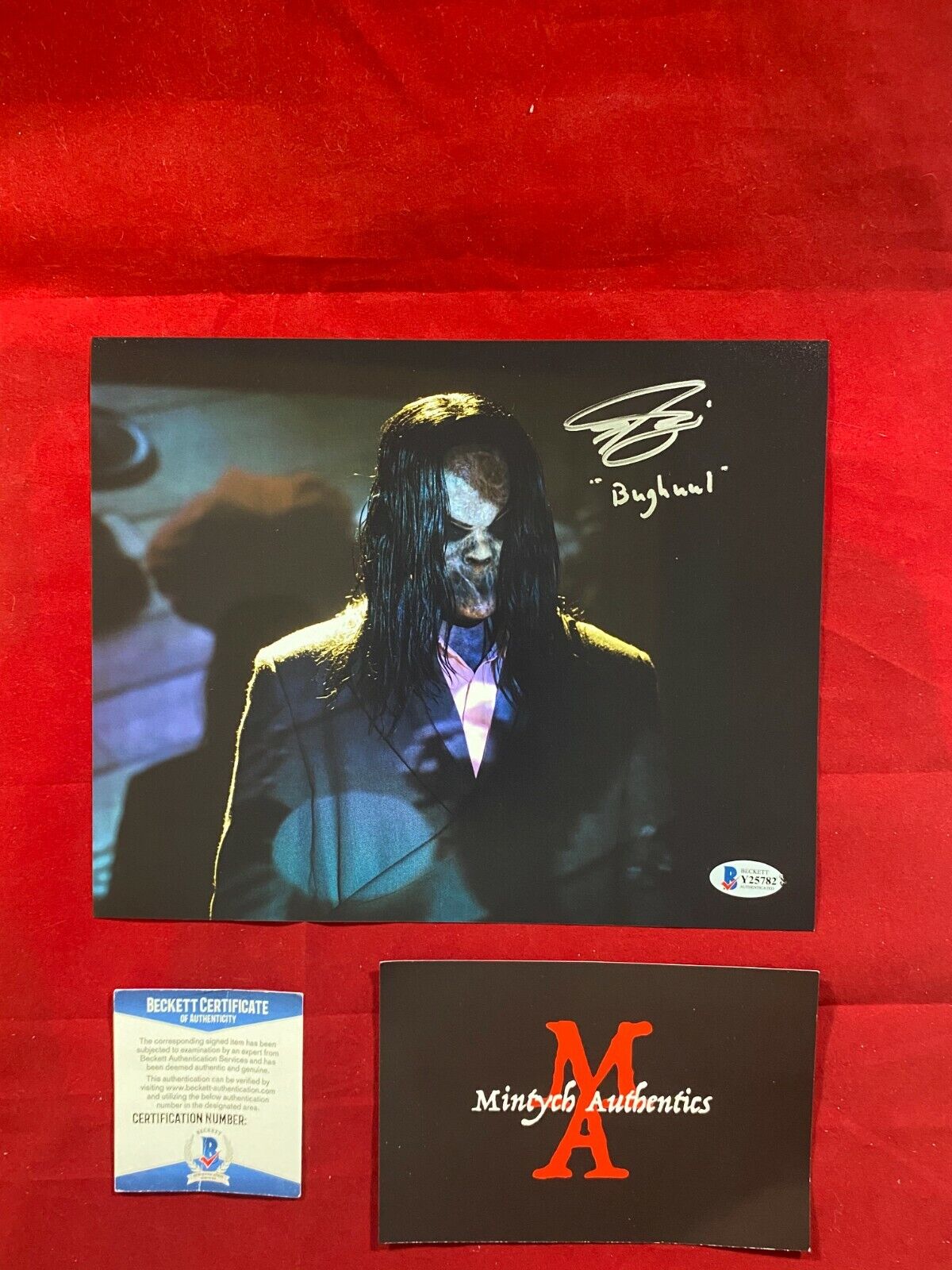 NICK KING BUGHUUL MR. BOOGIE SINISTER AUTOGRAPHED SIGNED 8x10 Photo Poster painting! BECKETT COA