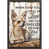 Vintage Chihuahua Poster-11CT Stamped Cross Stitch 40*60cm tapestrymarket