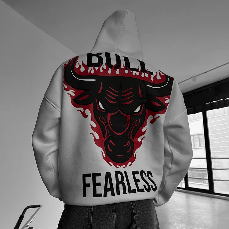 Oversize Bull Fearless Hoodie