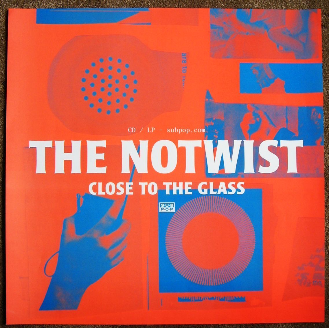 NOTWIST Album POSTER Close To the Glass 24x24