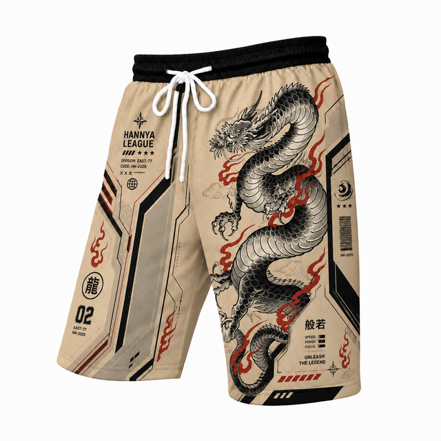 Techwear Sand Dragon Athletic Shorts