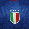 2025 Player Version Italy Training Wear Blue Football Shirt 1:1 Thai Quality