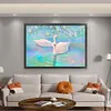 【Limited Stock Sale】Two Swans-11CT Stamped Cross Stitch 60*45cm/23.62*17.72in(Big Size) tapestrymarket