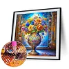 Diamond Painting -5D Full Round Drill Flowers and Vases(40x40cm)