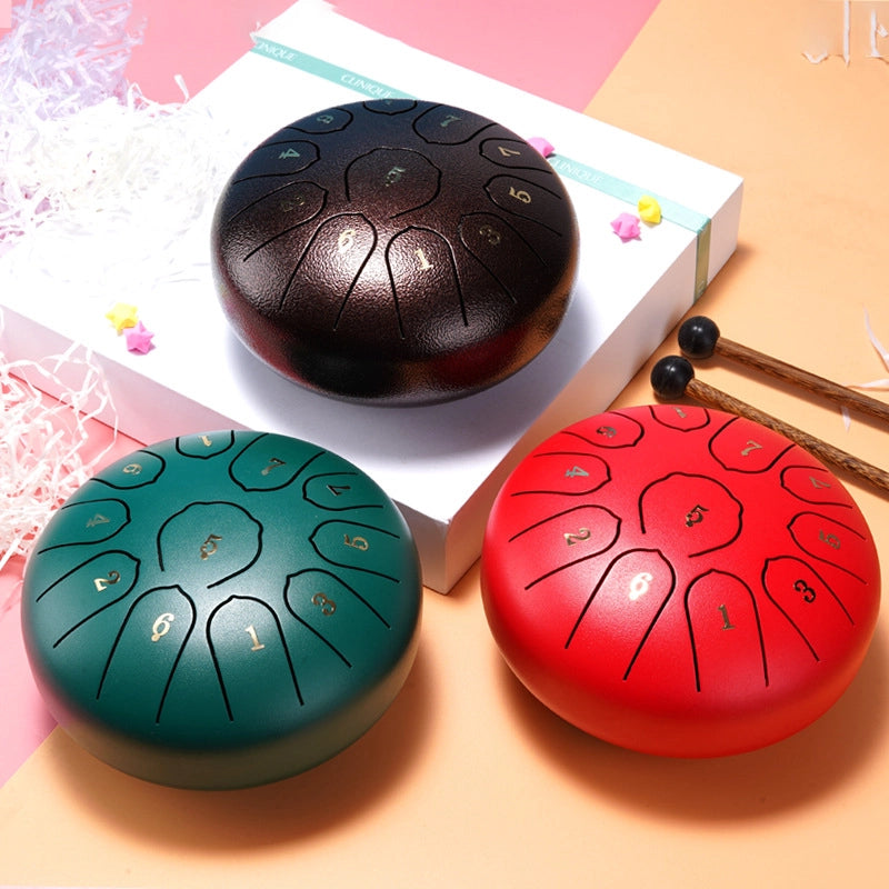 Ethereal Drum Number Solid Color Carbon Steel Toys